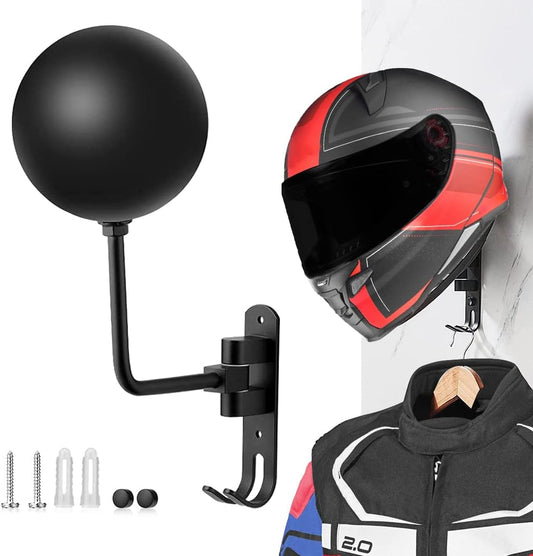 Motorradhelmhalterung