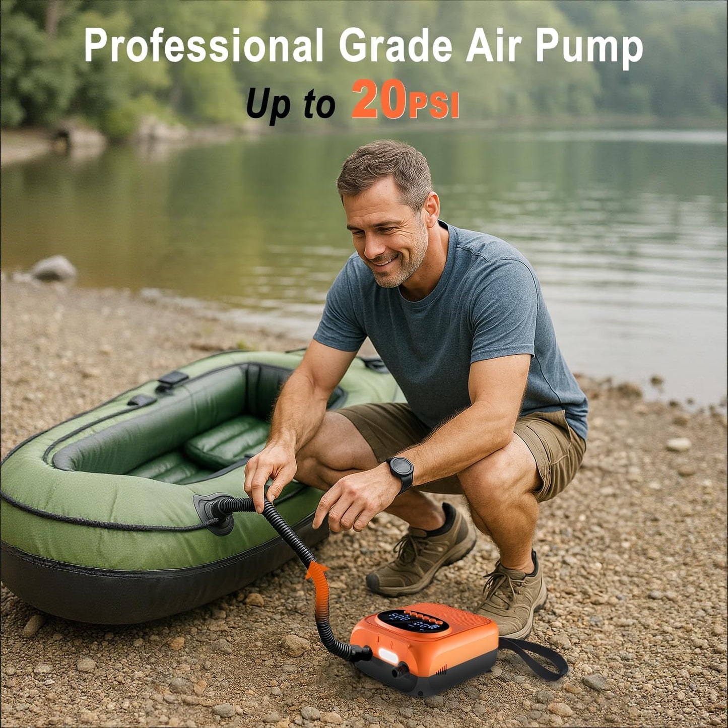 Elektrische SUP Pumpe mit dualer Schnellinflation, Standardversion