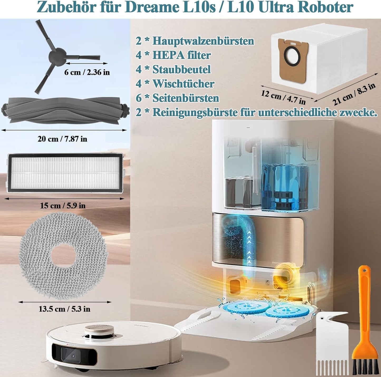 Zubehörkit für Dreame L10s Ultra / L10 Ultra