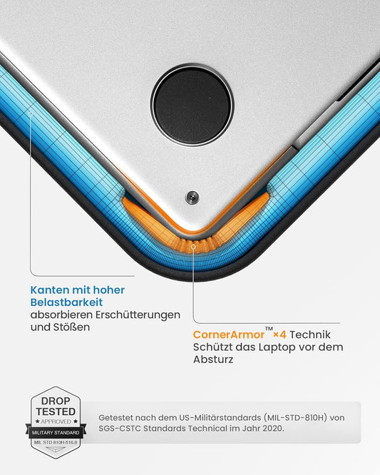 Laptop-Schutzhülle für 16 Zoll (MacBook Pro, ASUS, Dell), 16 Zoll für MacBook Pro 16 Schwarz