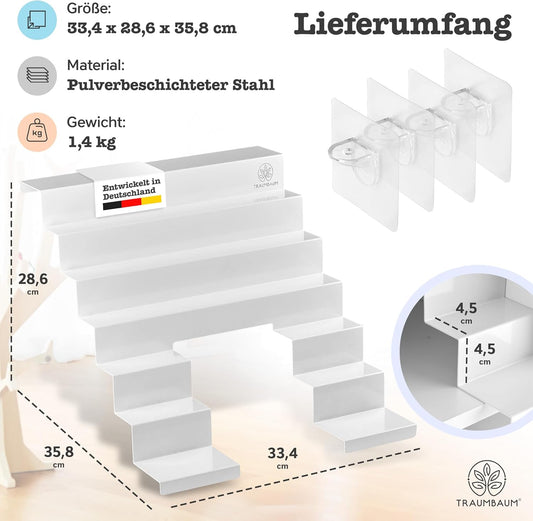 Magnetisches Tonie-Regal für IKEA KALLAX, Tonie Box Aussparung MITTIG