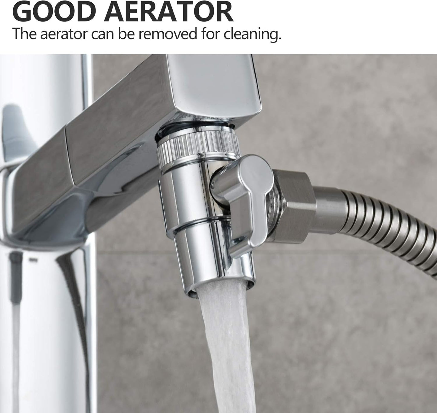 Tragbares Bidet-Set mit Handbrause WS024F7 und 2-Wege-Umsteller