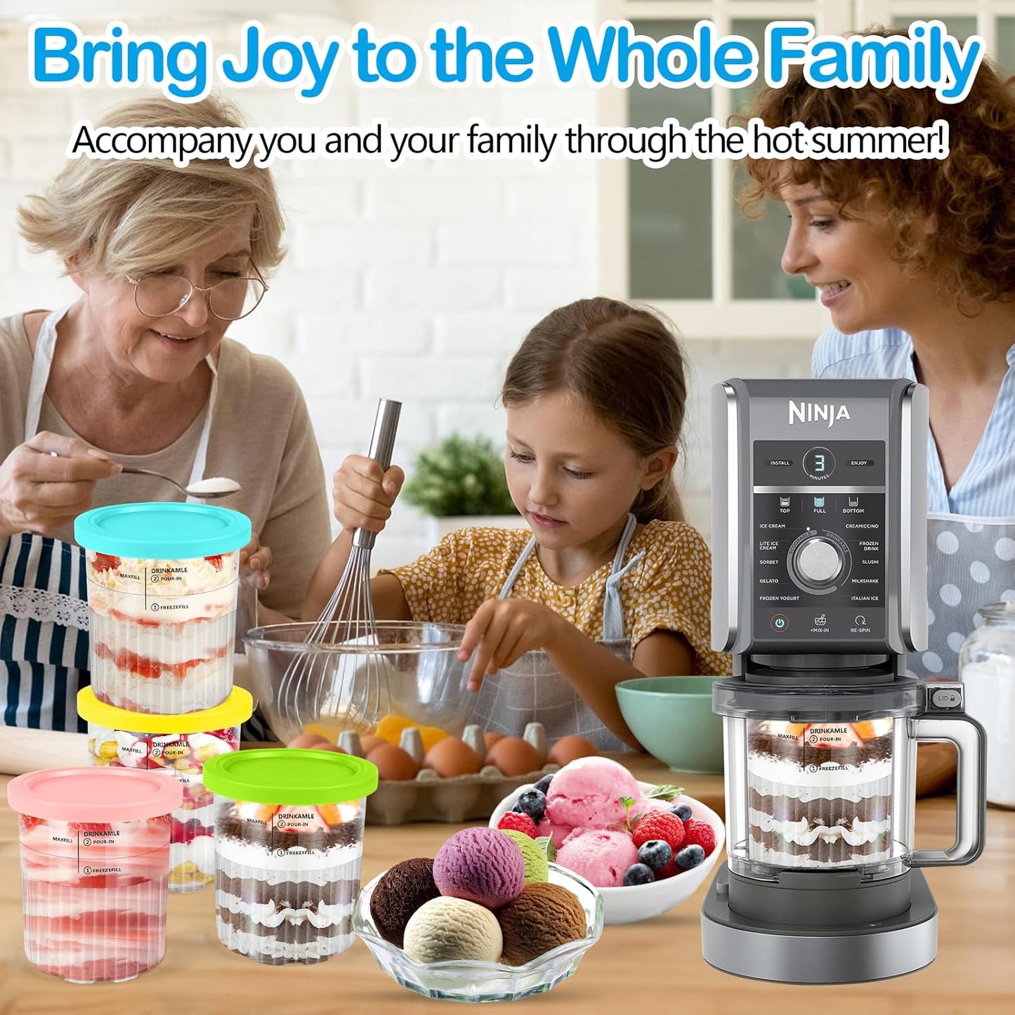 Creami Deluxe Behälter für Ninja NC500