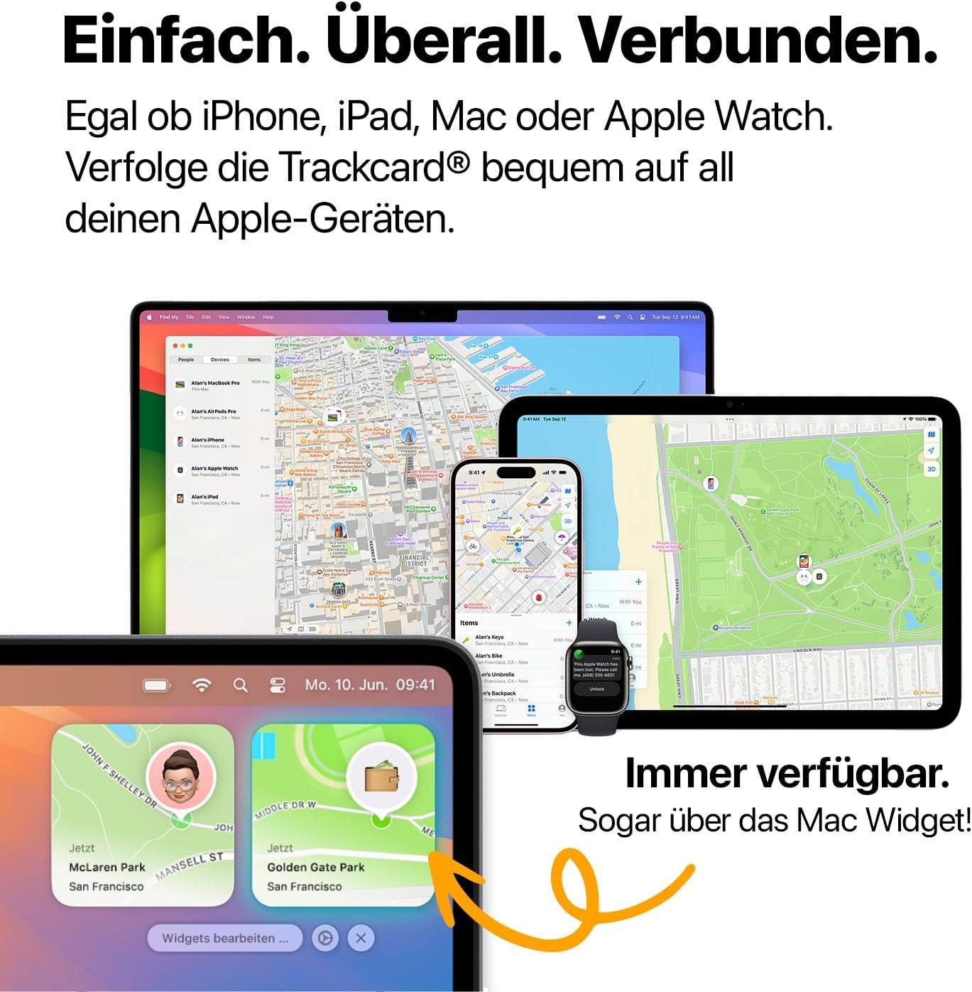 Air Tag Tracker Karte für Brieftasche