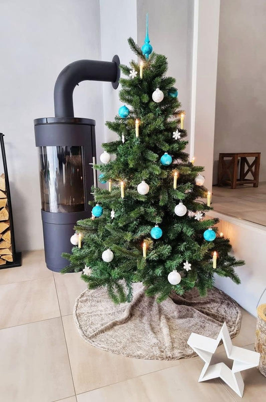 Christbaumdecke, Taupe