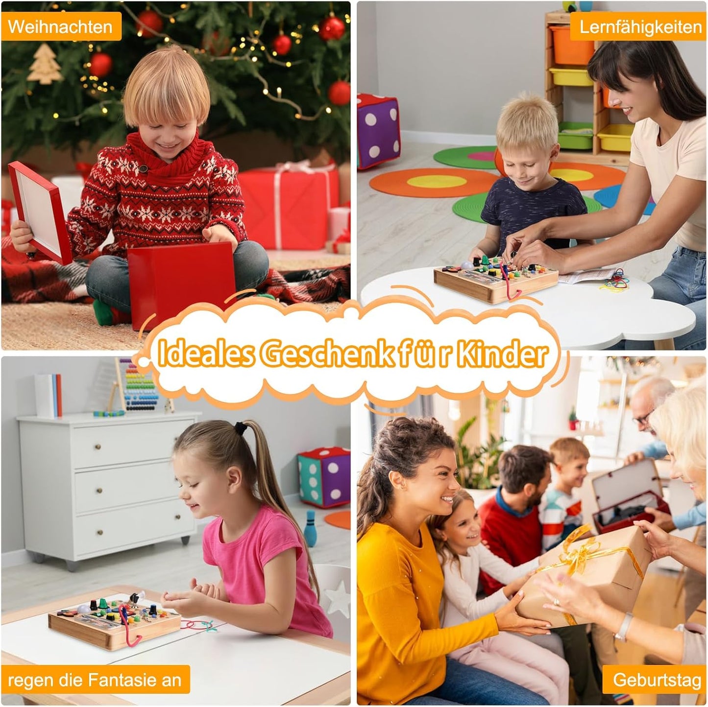 Busy Board Montessori Spielzeug, Medium