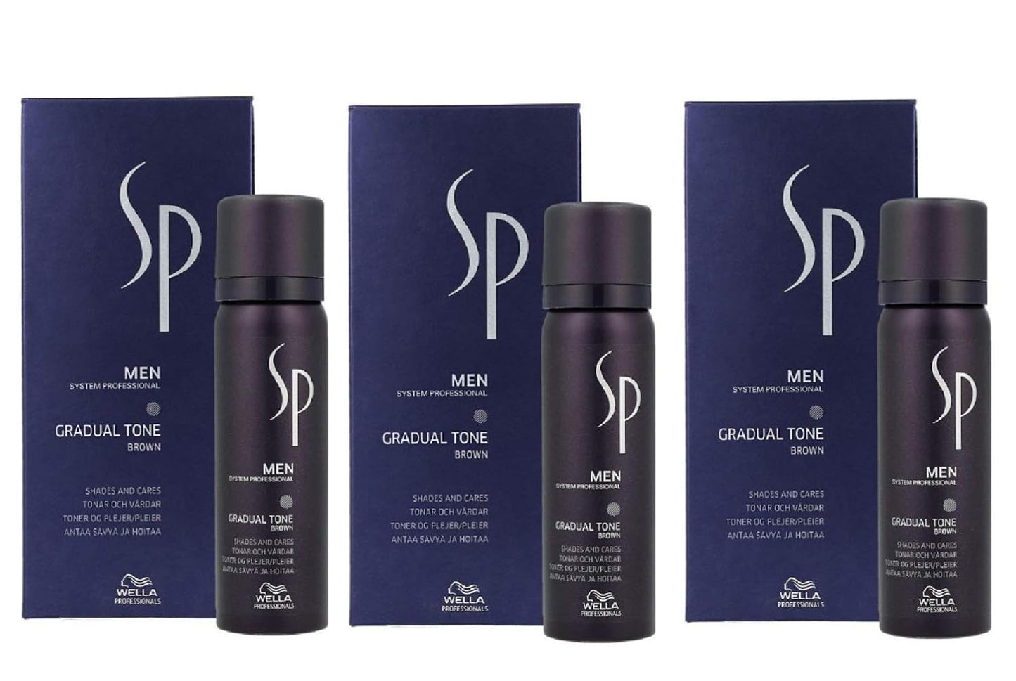 3er-Set Men Gradual Tone Haarfarbe