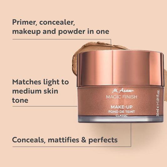 Magic Finish, 30 ml (1er Pack), helle bis mittlere Haut