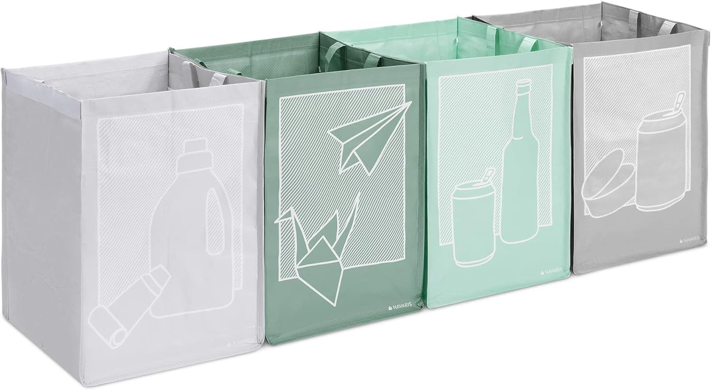 4er-Set Recycling Taschen
