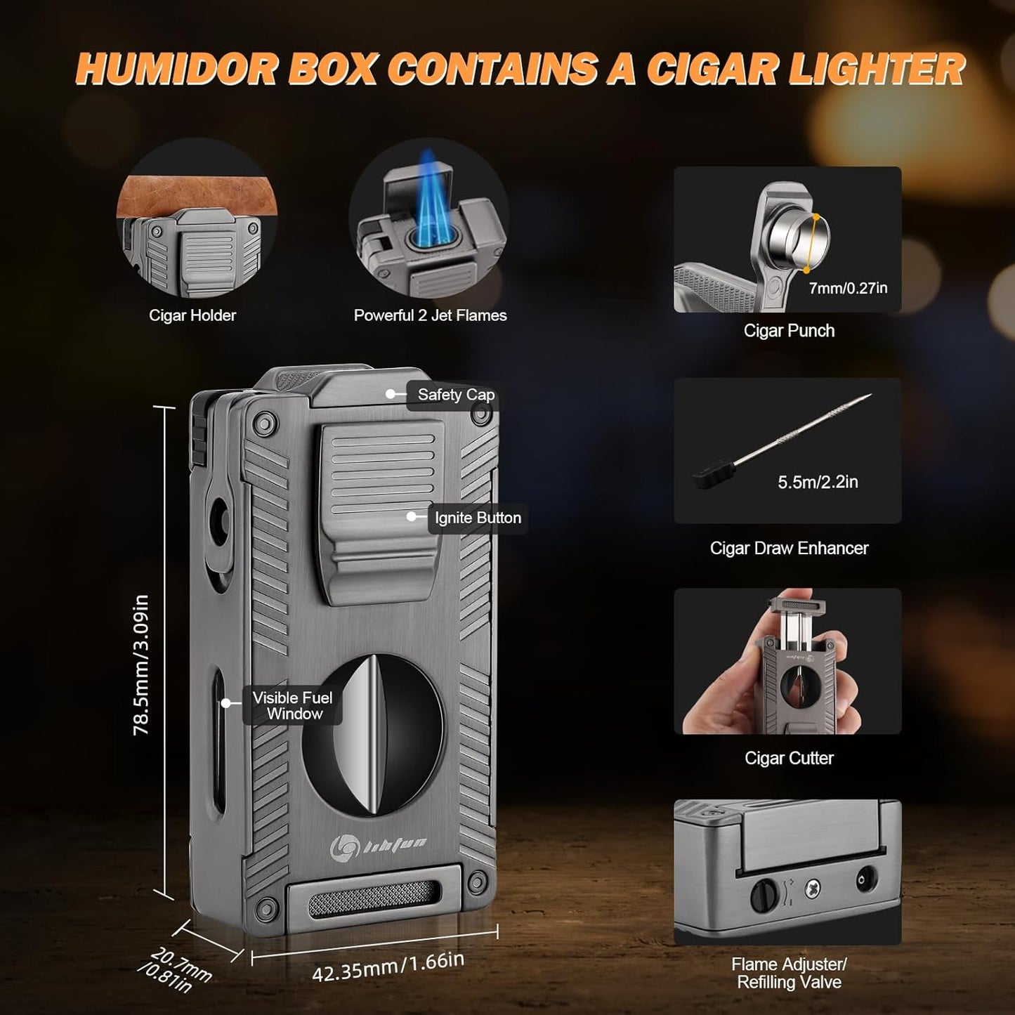 Reisehumidor, Braun