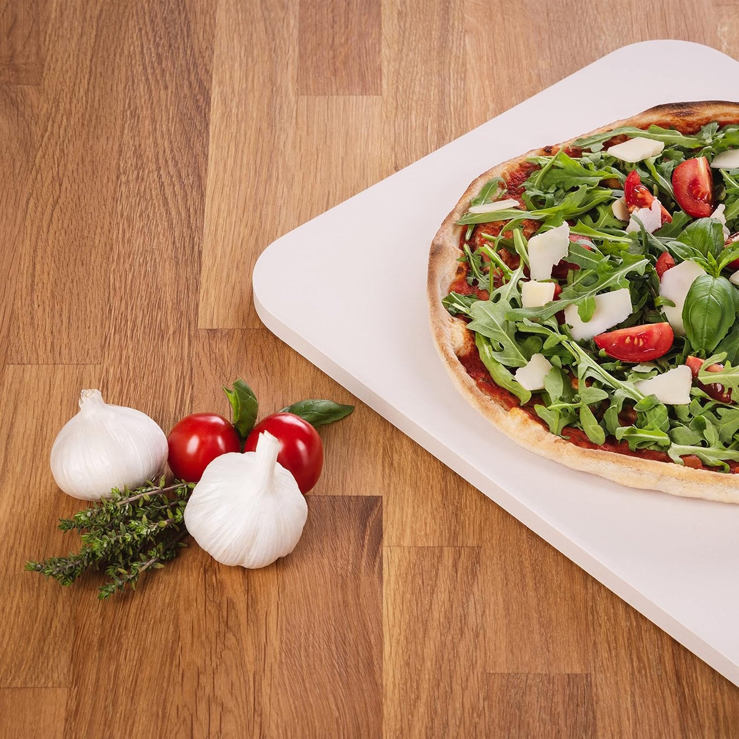 Pizzastein für Backofen und Grill (38x30 cm)