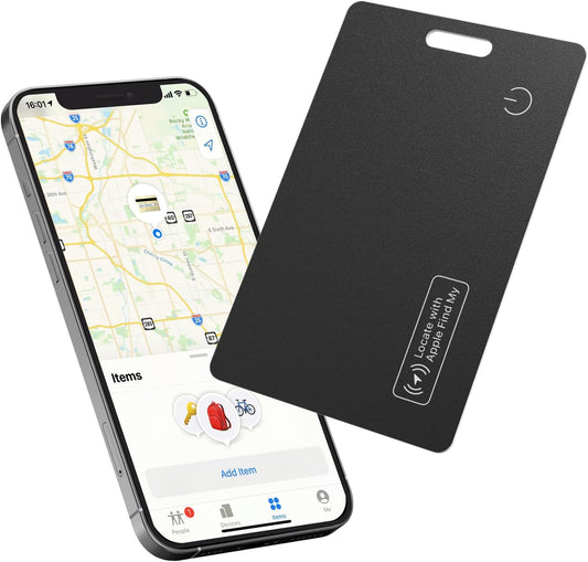 Slim Wallet Tracker Card mit Apple Find My (iOS)
