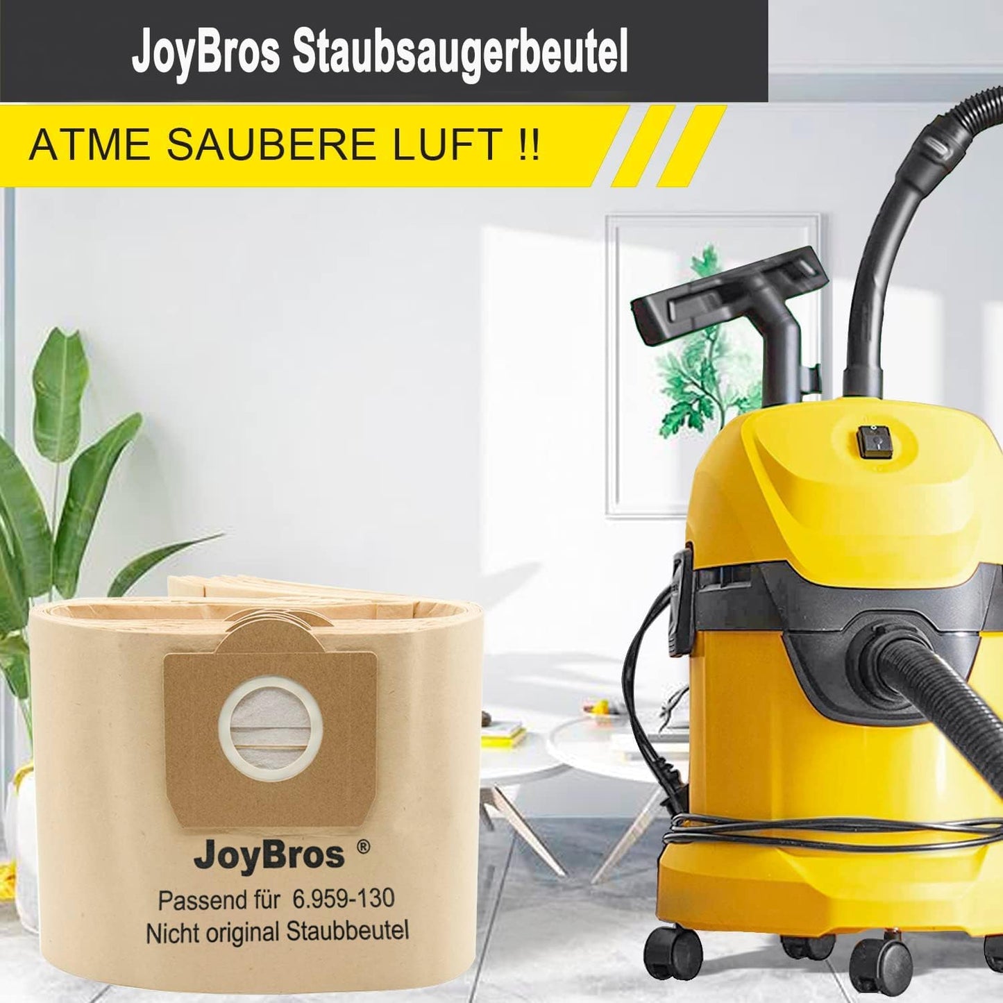 Staubbeutel-Set für Kärcher WD3 (15 Stück), Before 2022-15pk