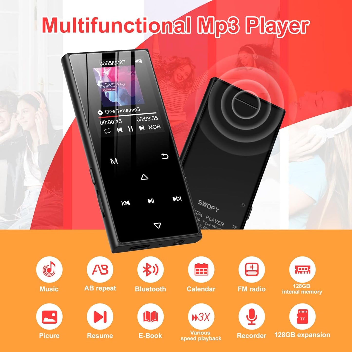 MP3-Player mit Bluetooth