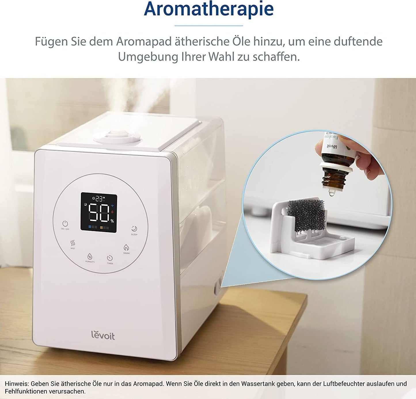 6L Luftbefeuchter, weiss
