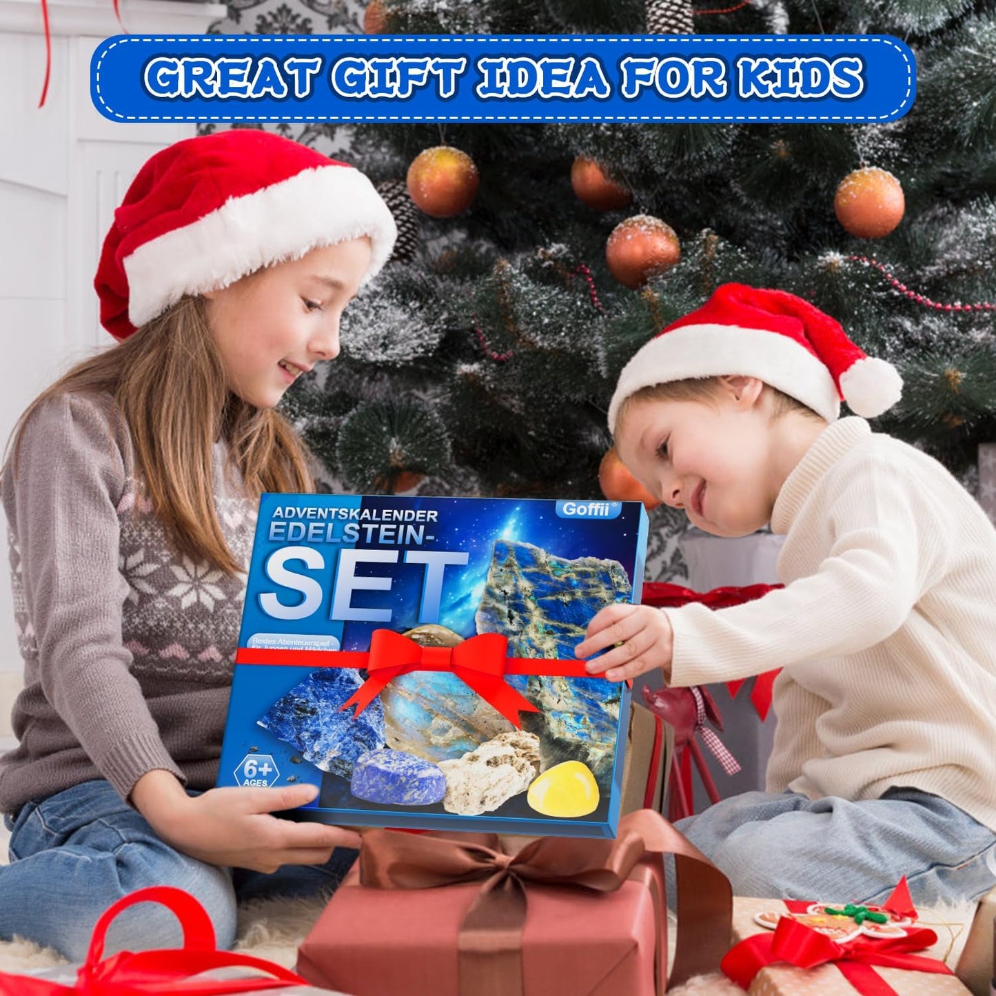Adventskalender Edelstein-Set