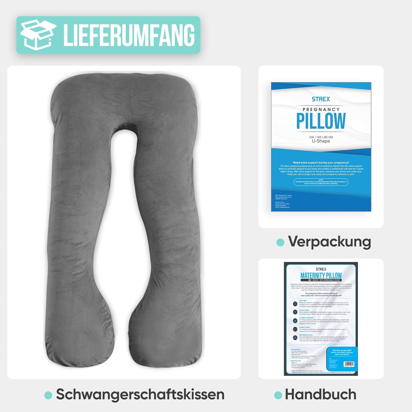 Schwangerschafts- und Stillkissen XXL