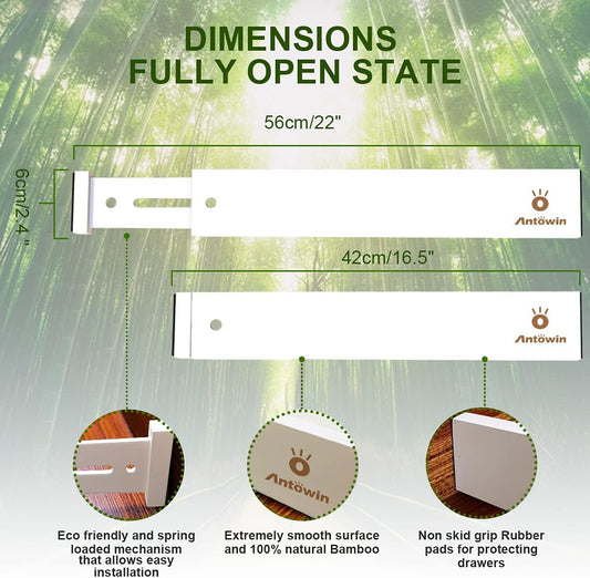 Schubladentrenner, 43-56 cm, Weiß
