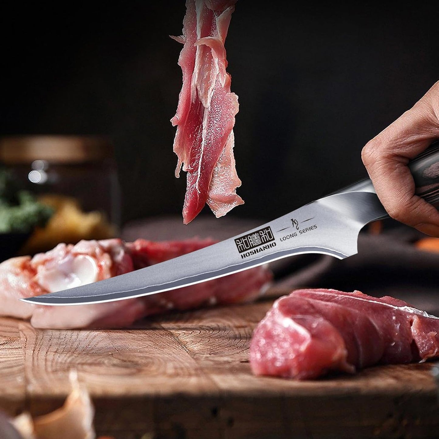 Filetiermesser mit flexibler Klinge