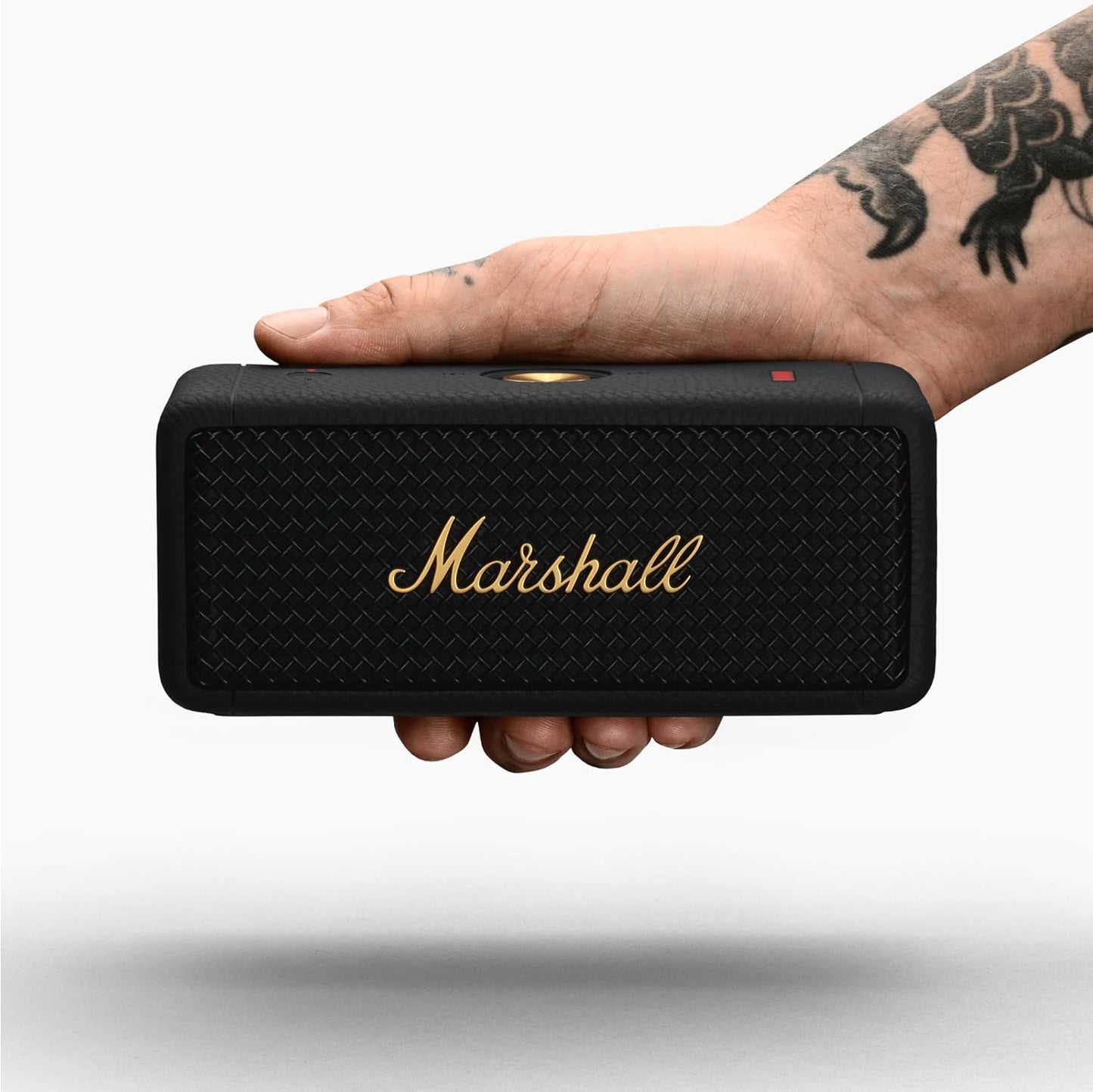 Emberton II - Tragbarer Bluetooth Lautsprecher, Black & Brass Emberton II