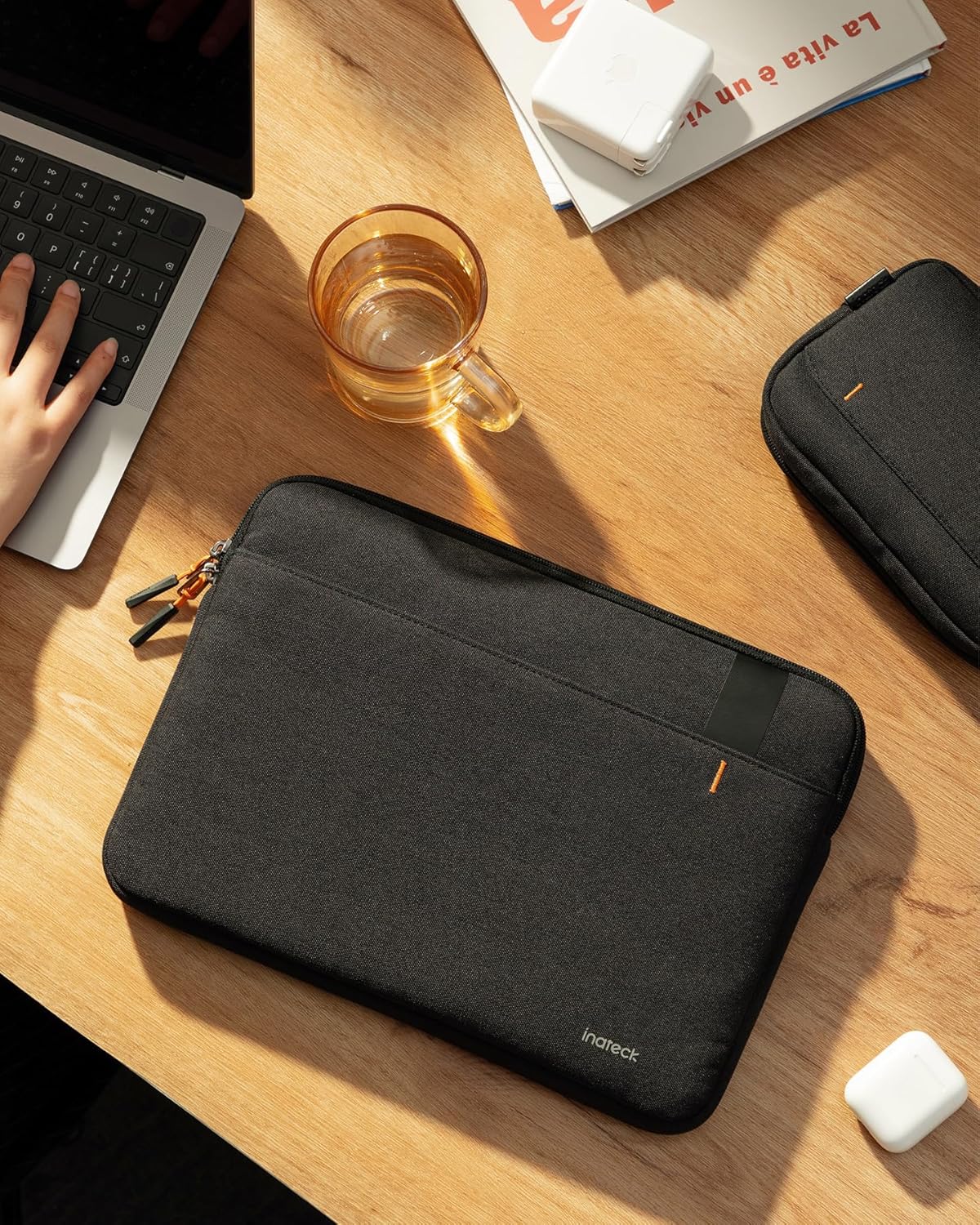 Laptoptasche für 14 Zoll MacBook, Schwarz, 14 Zoll