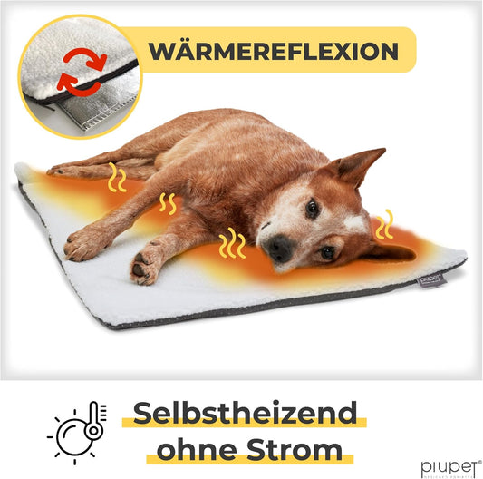 Selbstheizende Hundedecke, Weiss|Für Hunde