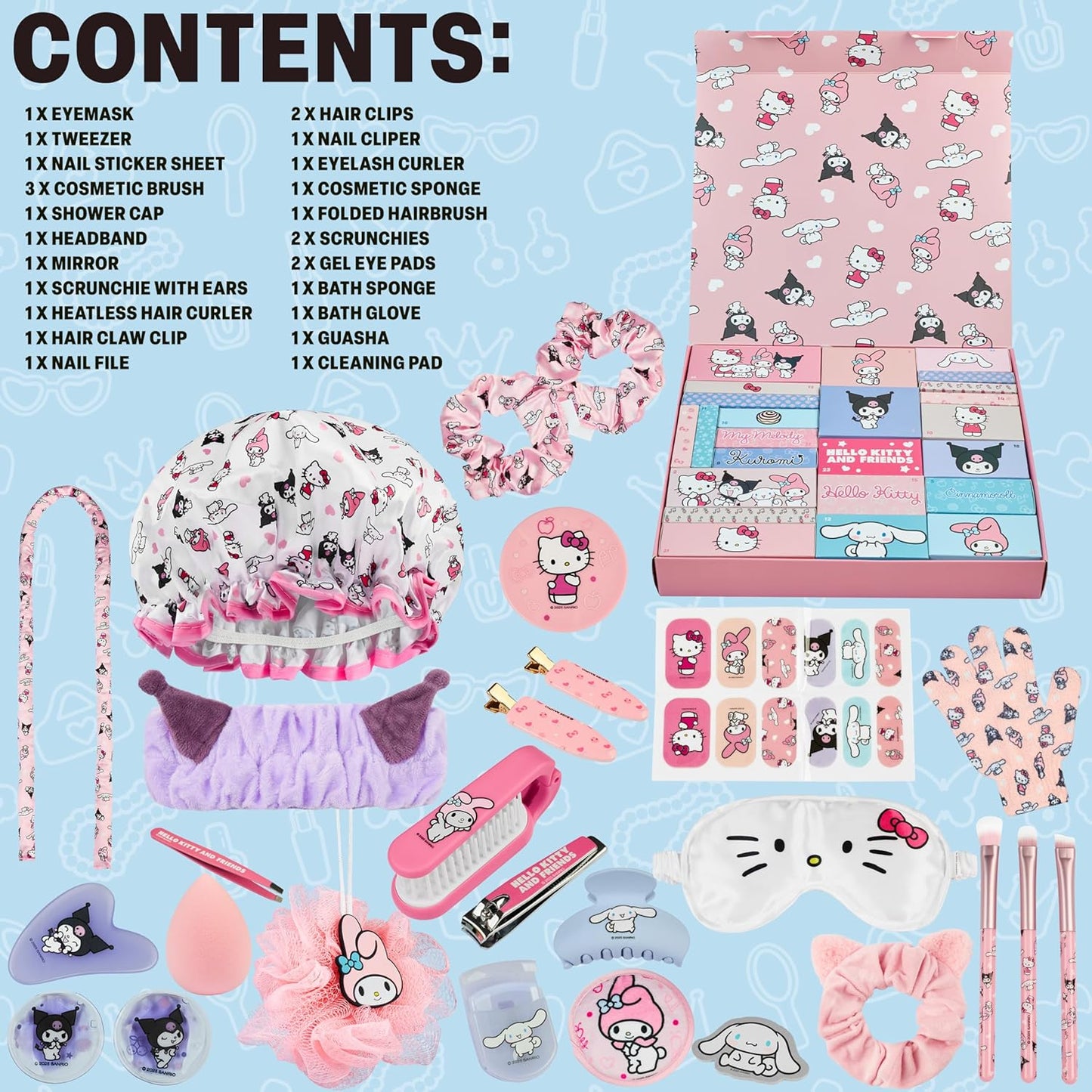 Hello Kitty Adventskalender 2025, Rosa Hello Kitty