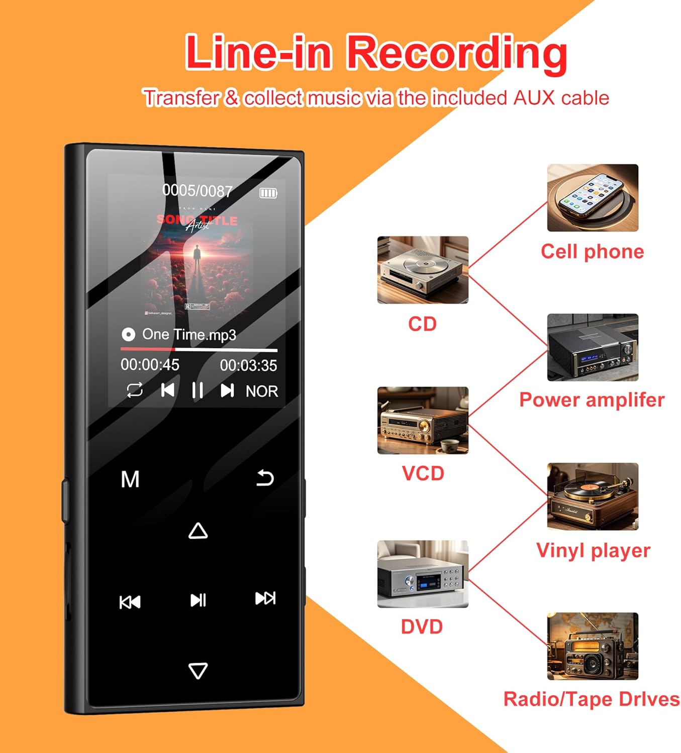 MP3-Player mit Bluetooth
