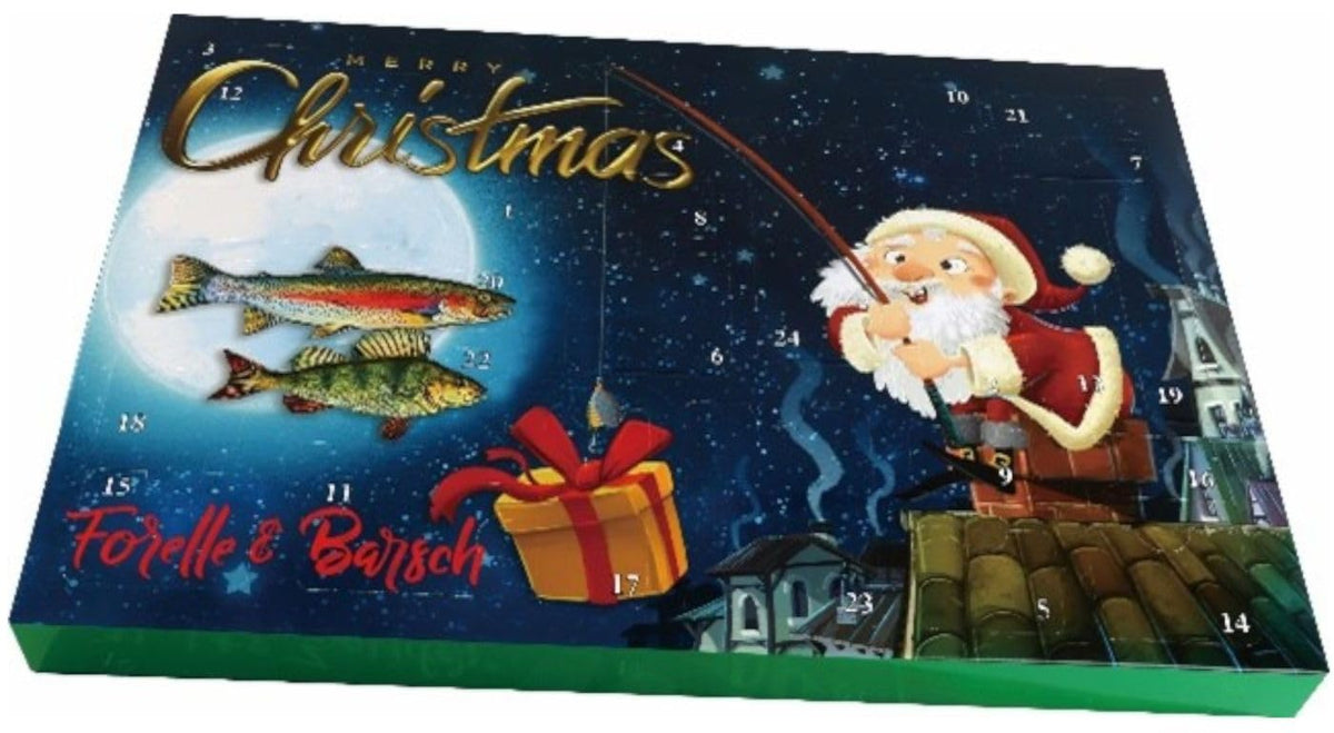 Adventskalender für Forellen- & Barschangler, Forelle & Barsch