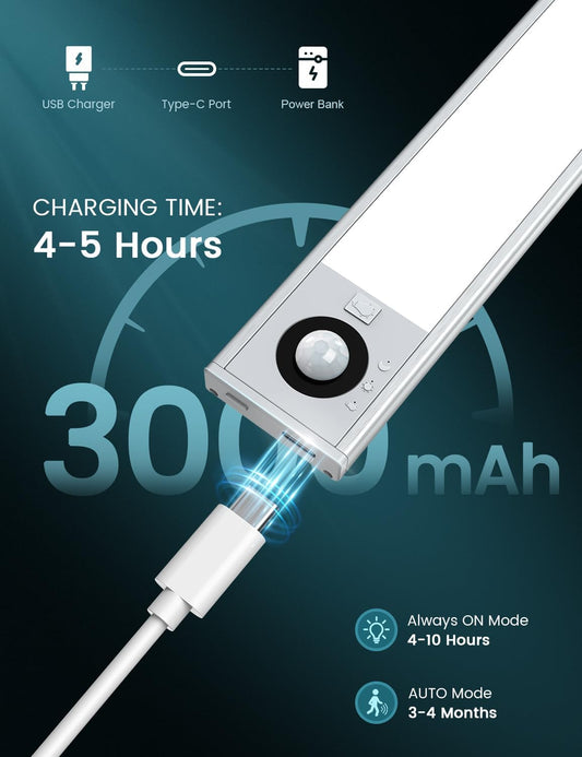 LED Unterbauleuchte mit Bewegungsmelder, 2 Stück