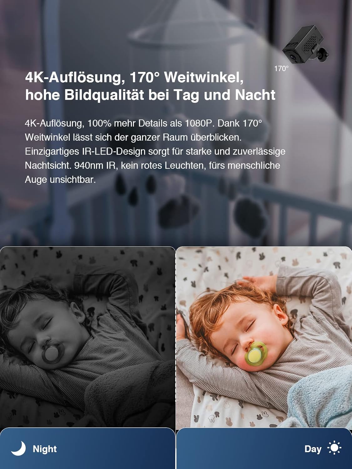 4K Cube Kleine Kamera WiFi 1Pro