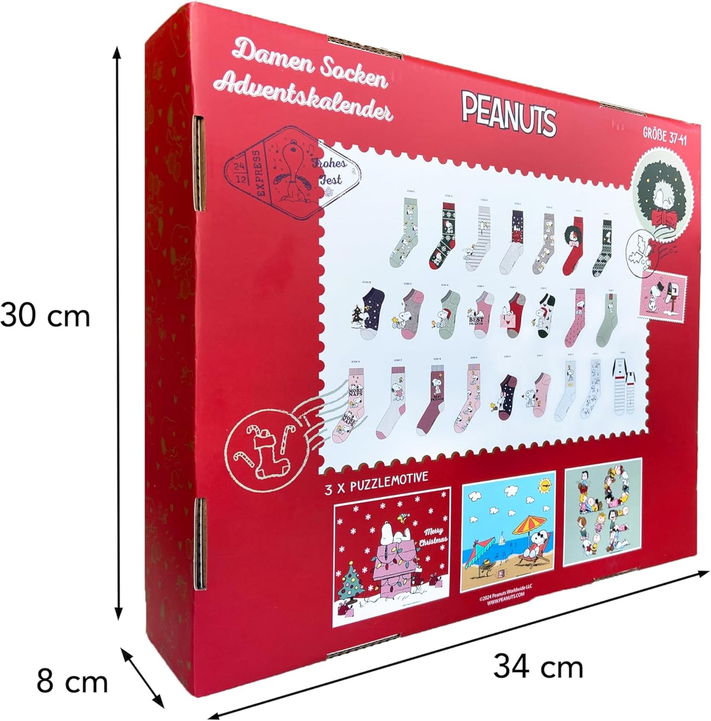 Sockenadventskalender Peanuts
