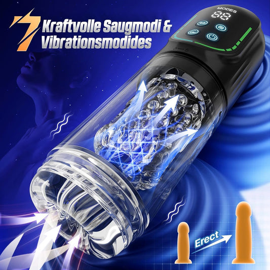 Elektrischer Masturbator mit 7 Funktionen