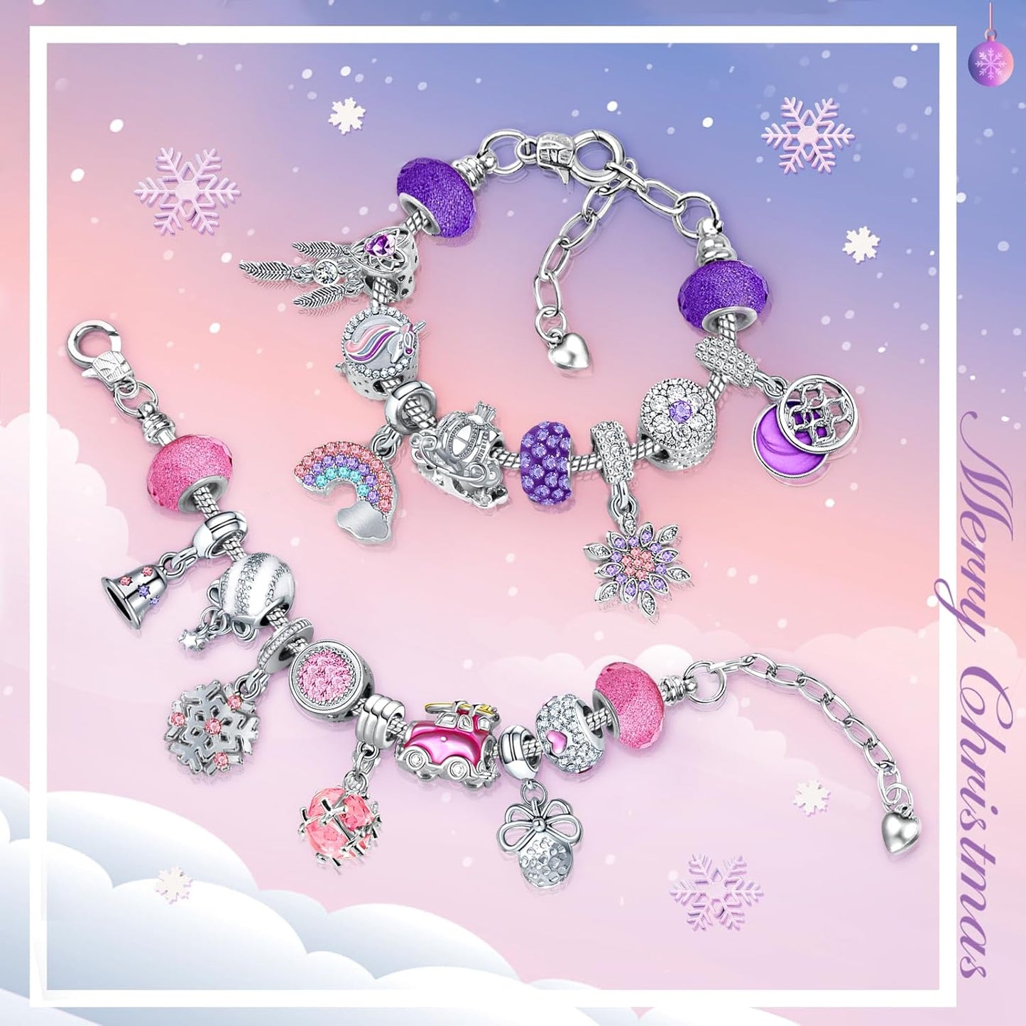 Adventskalender Schmuck-Bastelset für Mädchen