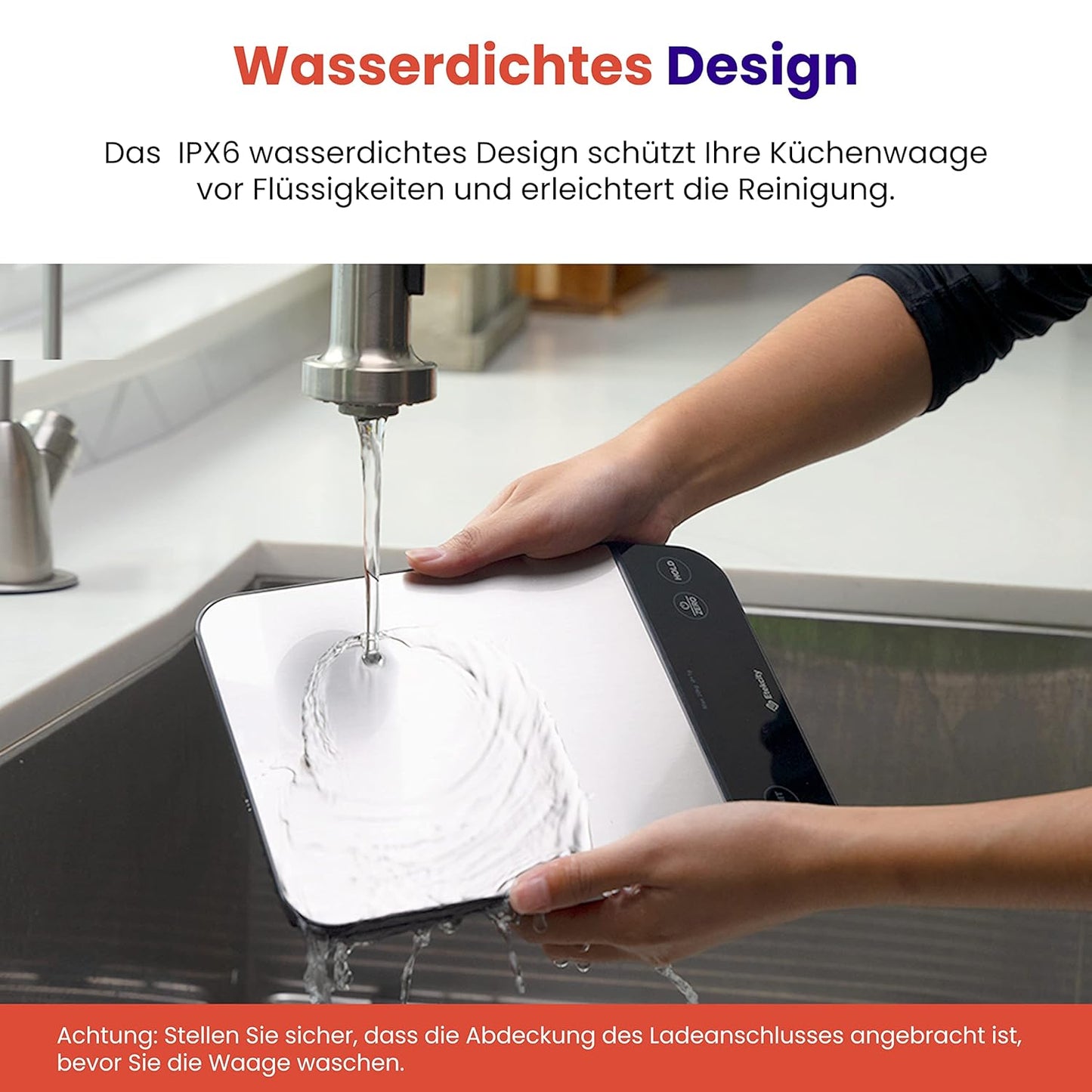 Digitale Küchenwaage, Premium 1 g to 10 kg