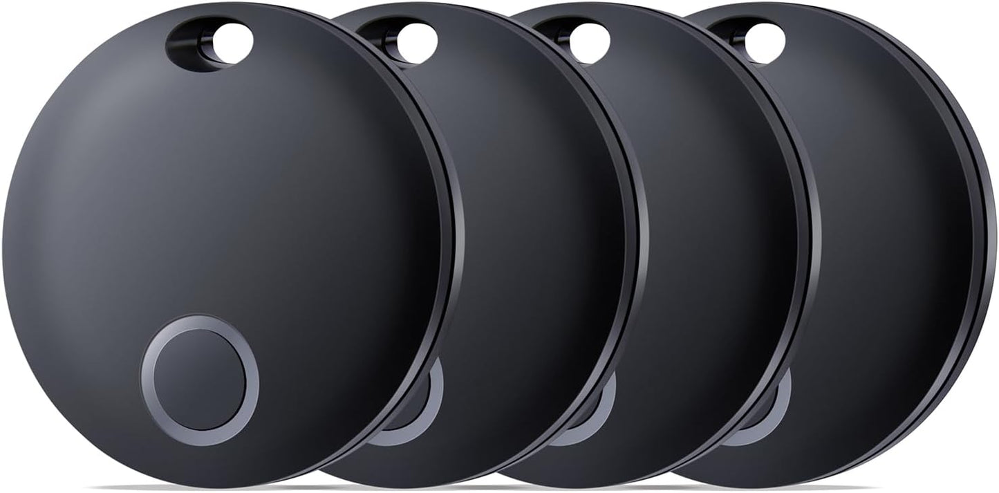 4er-Pack Smart Tag Pro - Koffer- und Schlüsselfinder, 4er Pack Schwarz