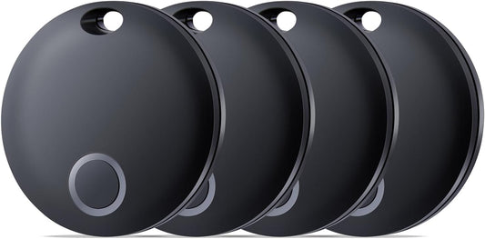 4er-Pack Smart Tag Pro - Koffer- und Schlüsselfinder, 4er Pack Schwarz