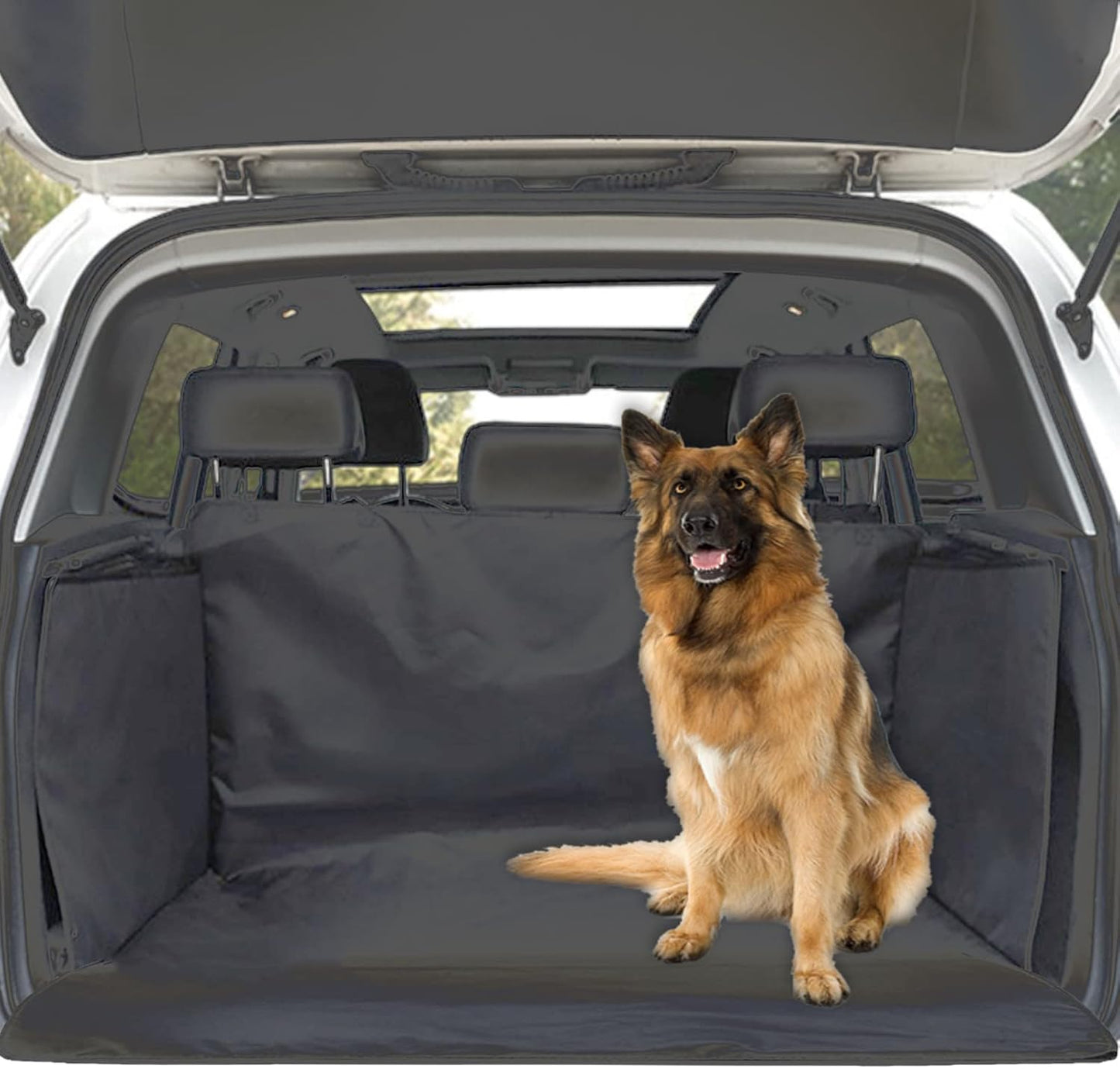 Kofferraumschutz für Hunde mit Seitenschutz
