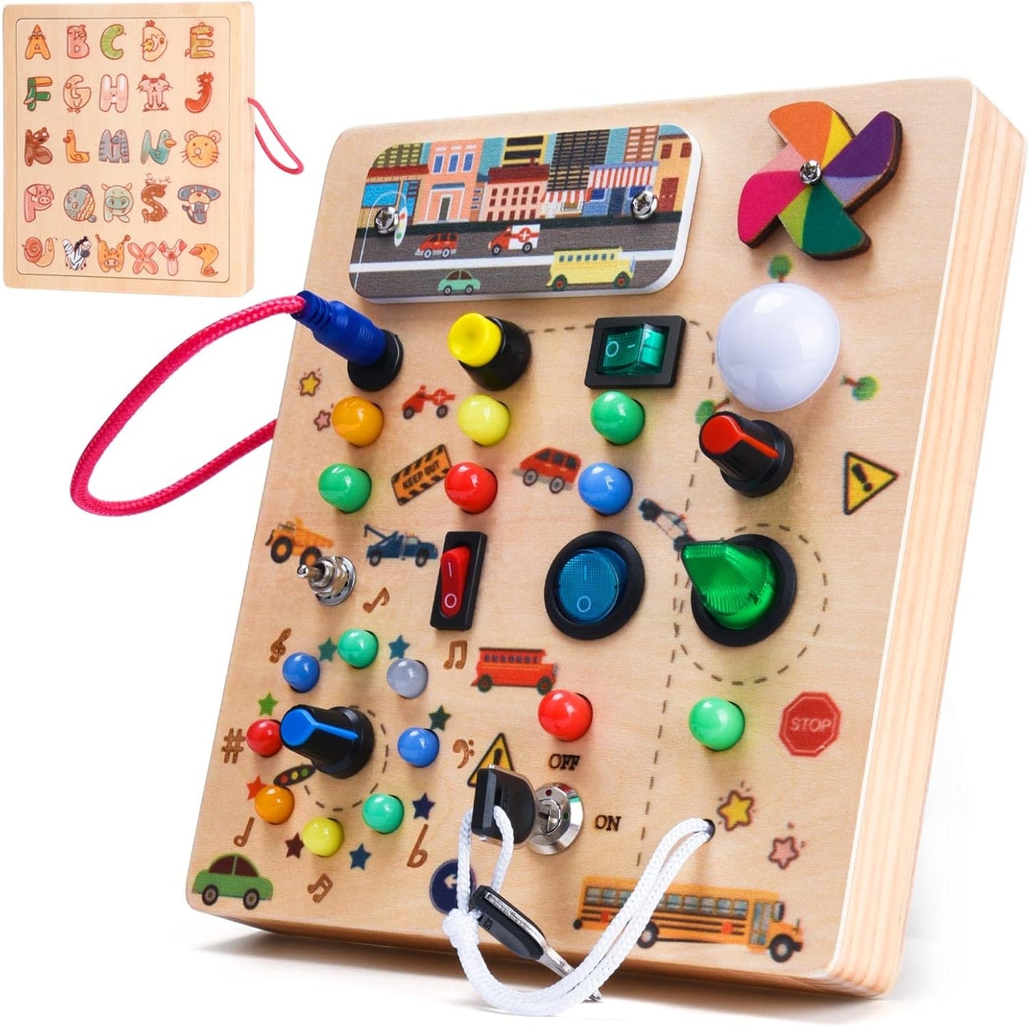 Busy Board Montessori Spielzeug, Medium