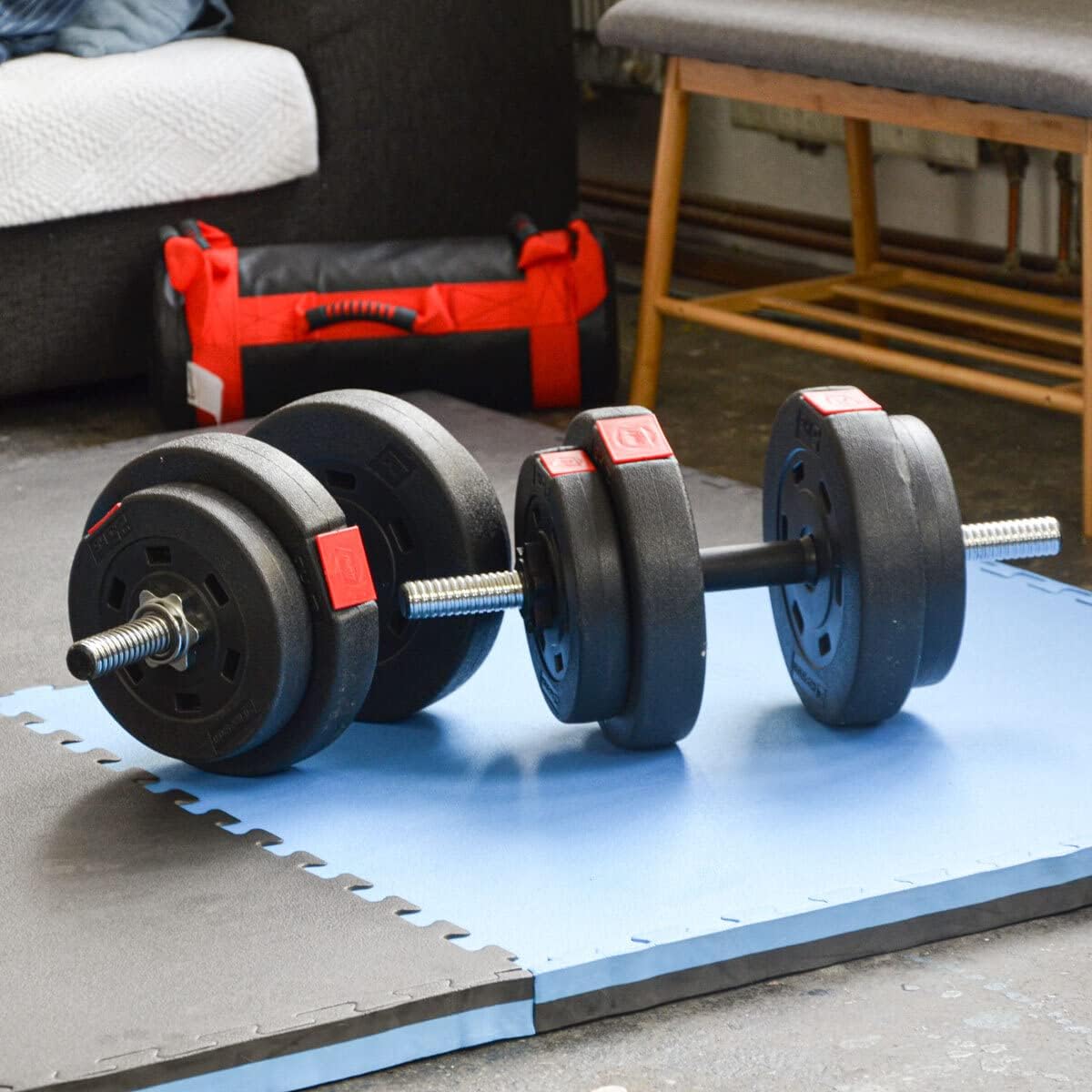 Profi Kampfsportmatte 90x90cm für Zuhause
