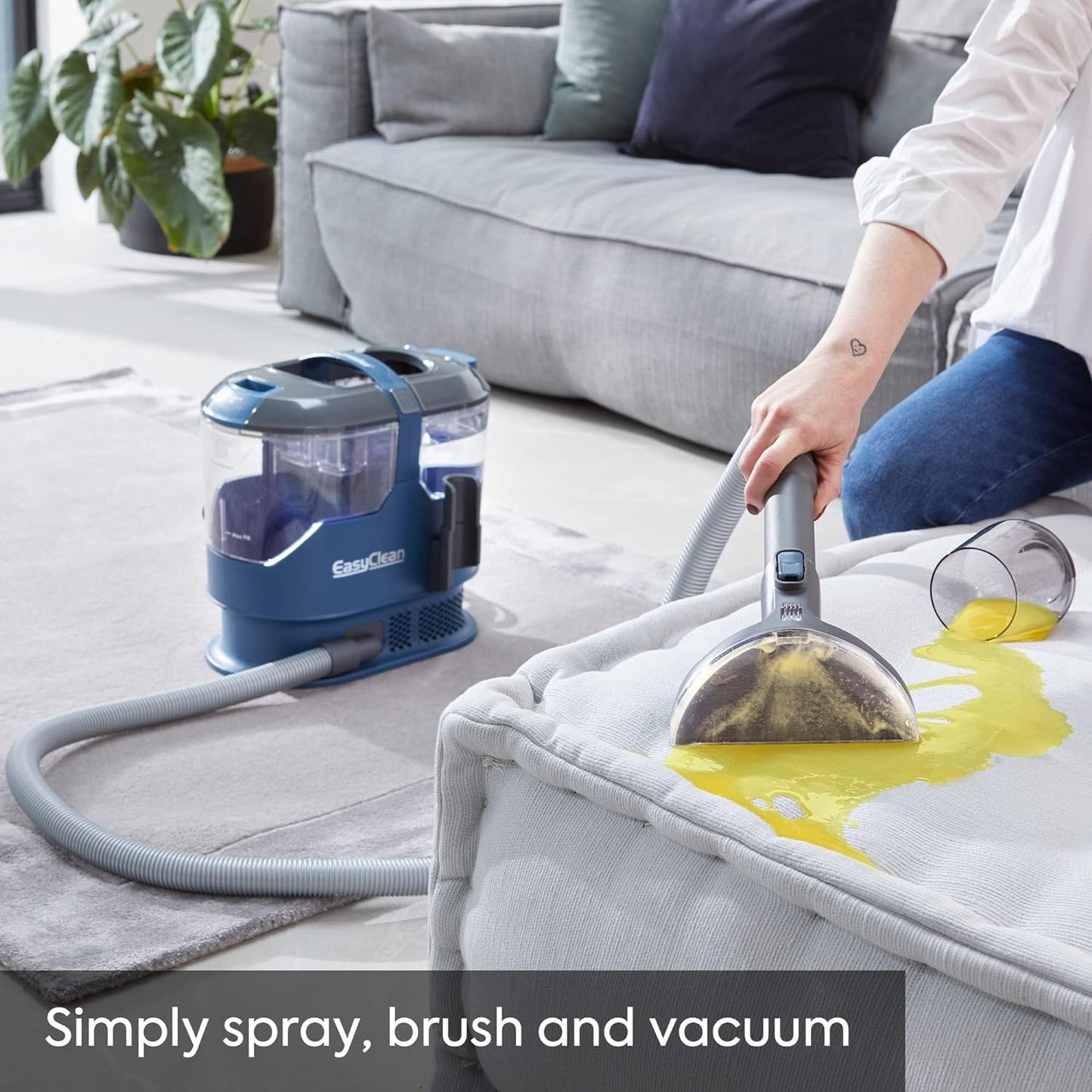 SCA0801 Waschsauger Teppichreiniger, 800W ; Blau