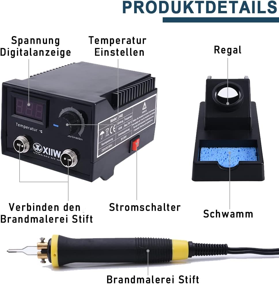 Brandmalerei-Set LH40