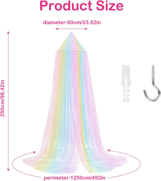 Regenbogen Betthimmel
