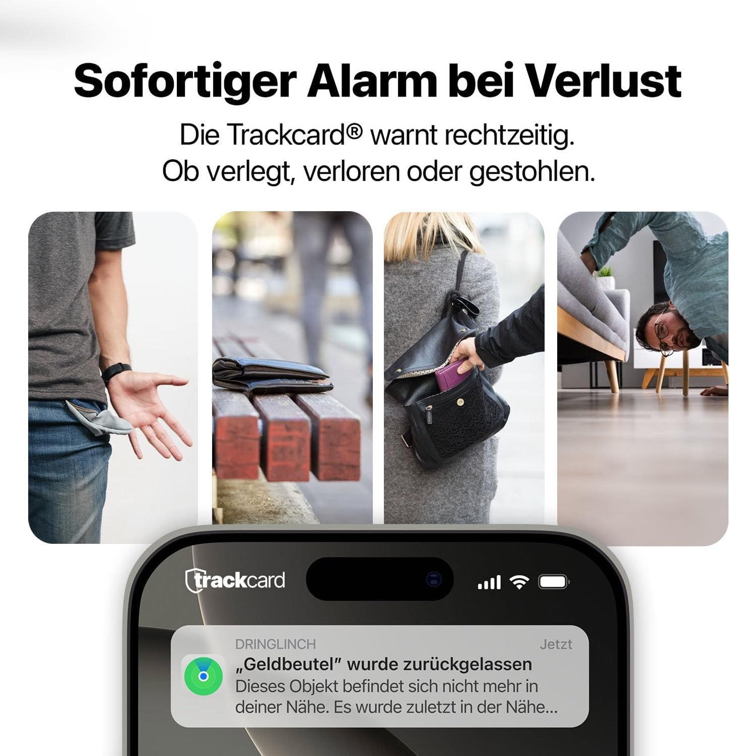 Air Tag Tracker Karte für Brieftasche