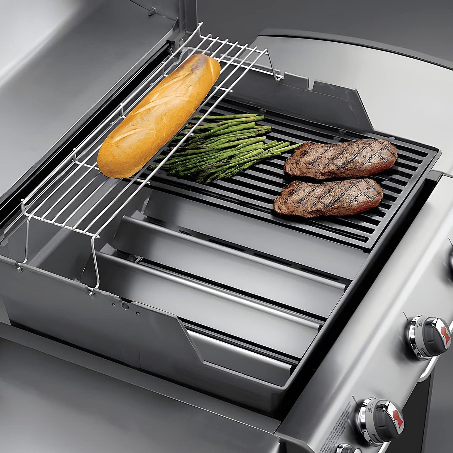 Aromaschienen für Weber Spirit 300 Series, 38,9cm 7636 Edelstahl Flavorizer Bars