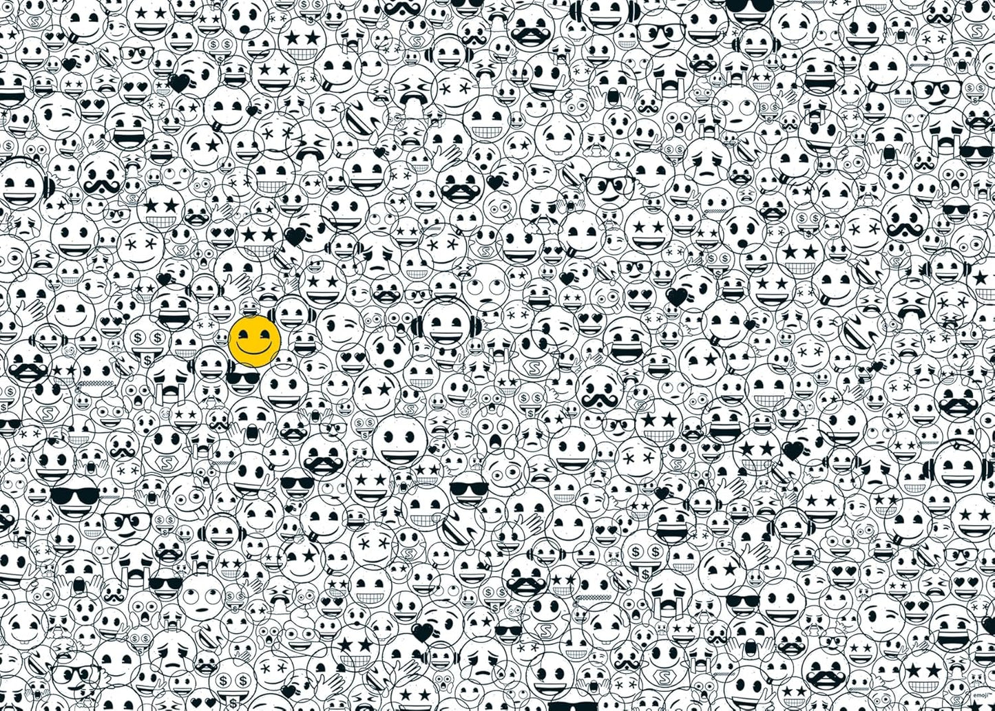 Puzzle 12000606 - Emoji Challenge - 1000 Teile Emoji Puzzle für Erwachsene und Kinder