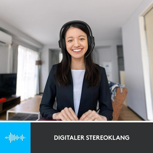 H390 Headset mit Rauschunterdrückung, H390 USB-A Schwarz