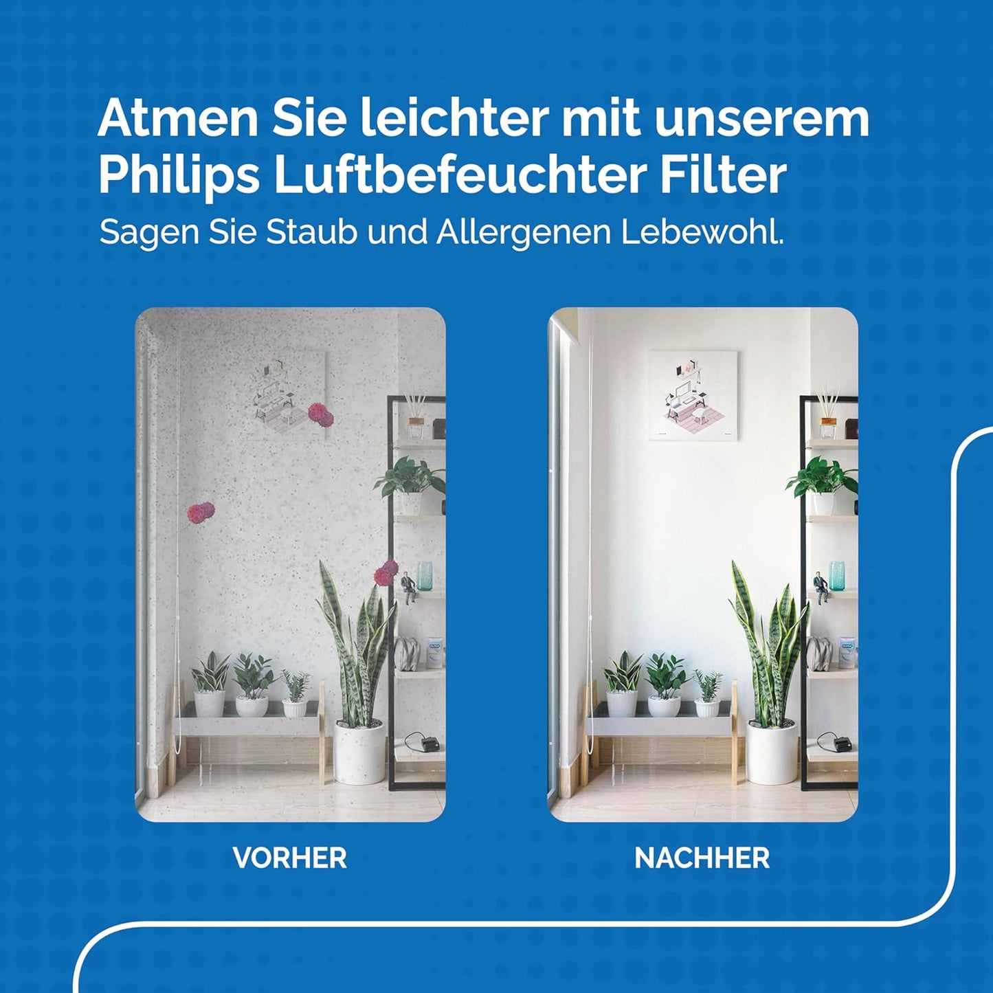 2 Filter für Philips Luftbefeuchter