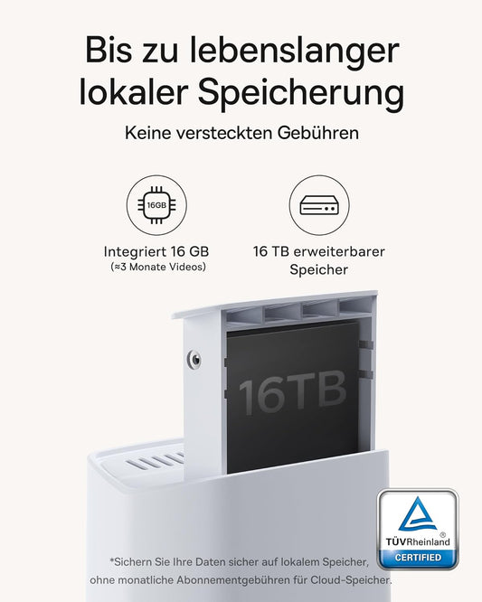 N1 Überwachungskamera Kit mit Bewegungsmelder, N1-2 Cam Kit