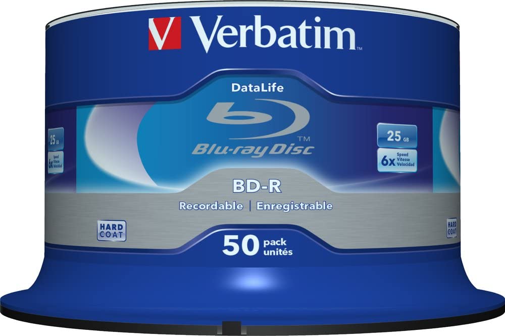 BD-R 6x 25 GB DataLife Blu-ray-Rohlinge
